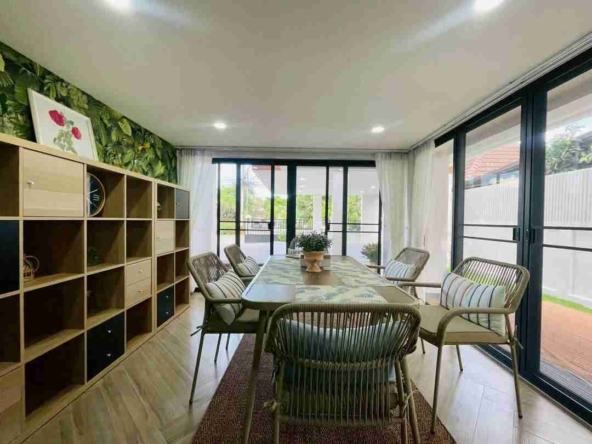 with interior decoration