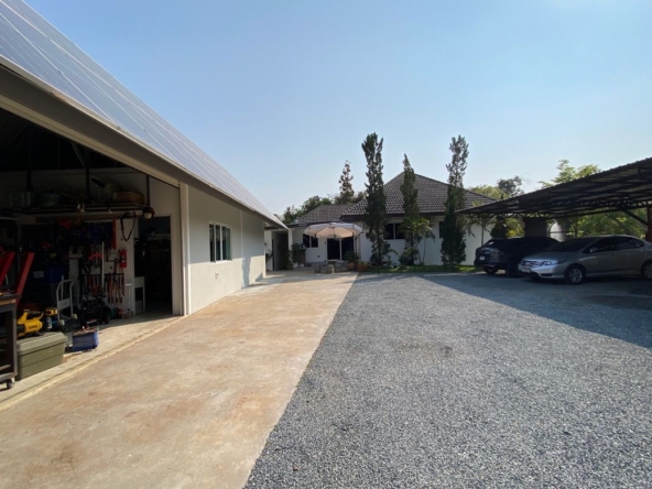 Modern Pool Villa with Mountain Views and Smart Home Features in San Sai