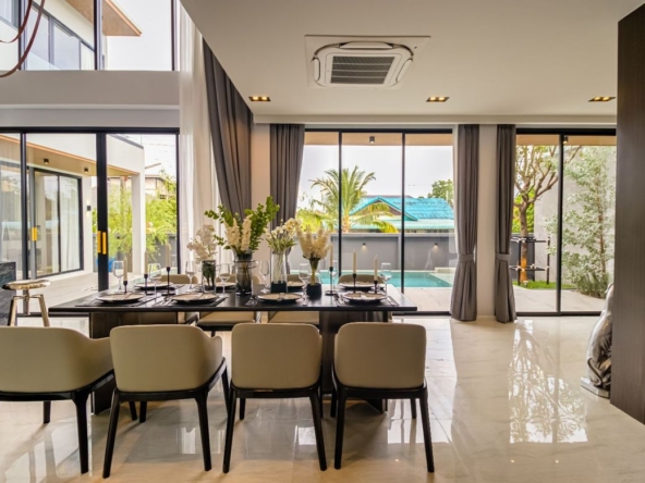 Luxury Pool Villa for Sale – 2-Story Detached House Location: Nong Phueng Subdistrict