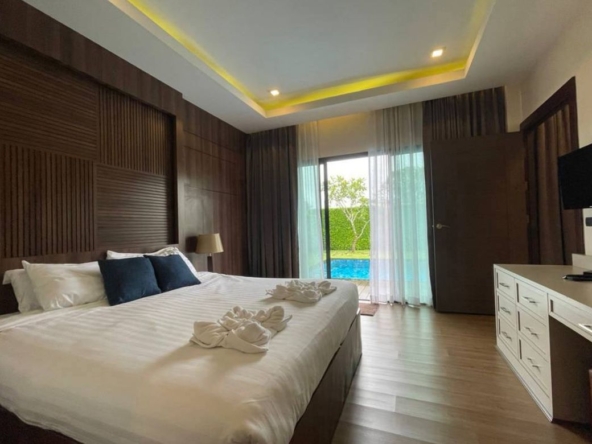 Sell ​​or rent a new Lanna style modern pool villa.-CMB-CMB04846