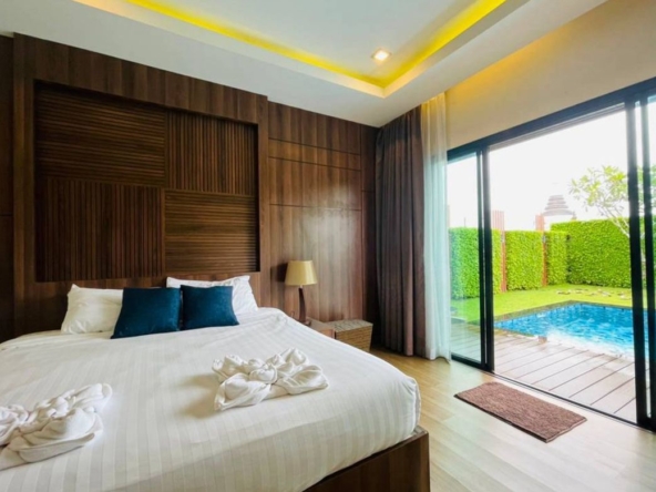 Sell ​​or rent a new Lanna style modern pool villa.-CMB-CMB04846