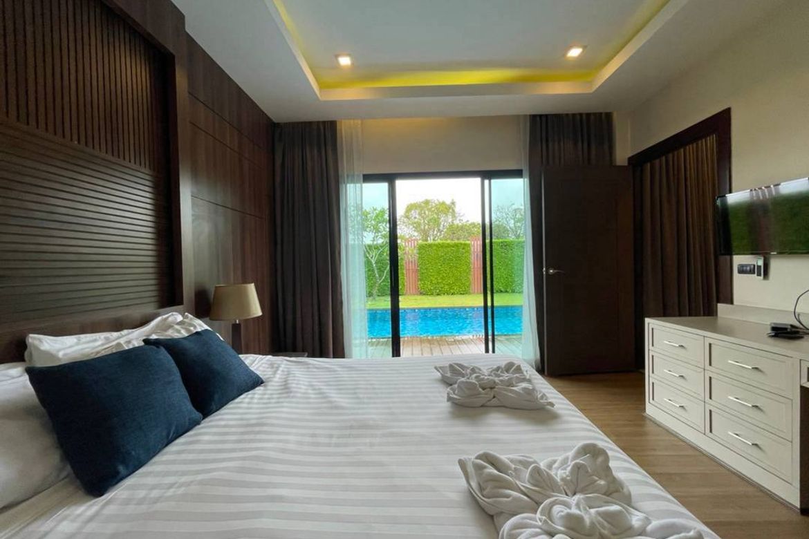 Sell ​​or rent a new Lanna style modern pool villa.-CMB-CMB04846