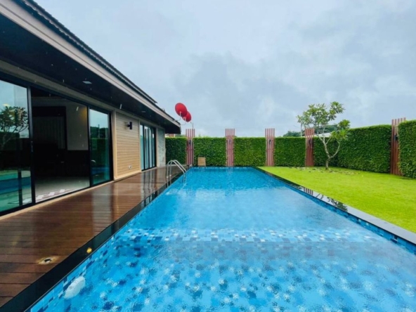 Sell ​​or rent a new Lanna style modern pool villa.-CMB-CMB04846
