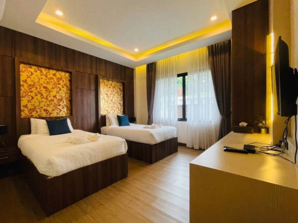 Sell ​​or rent a new Lanna style modern pool villa.-CMB-CMB04846
