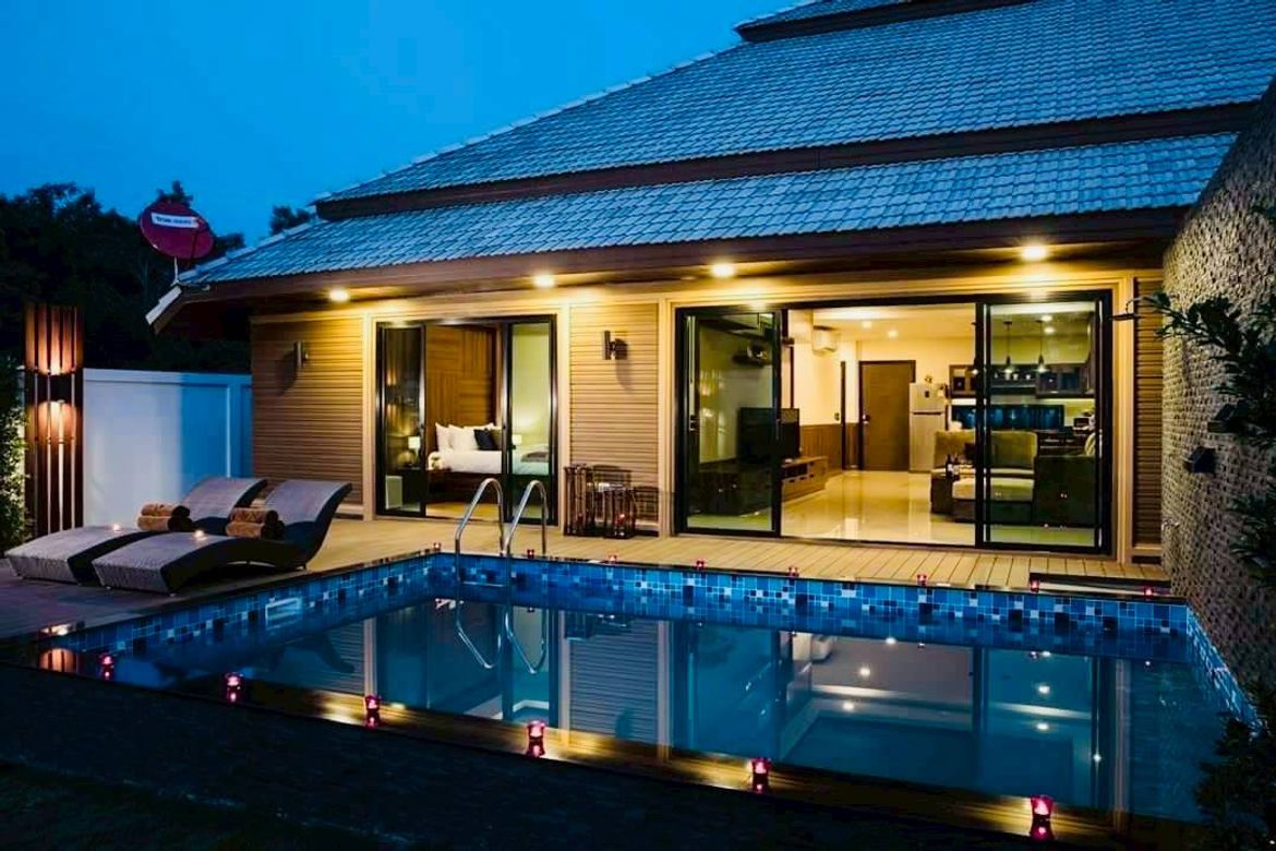 Sell ​​or rent a new Lanna style modern pool villa.-CMB-CMB04848