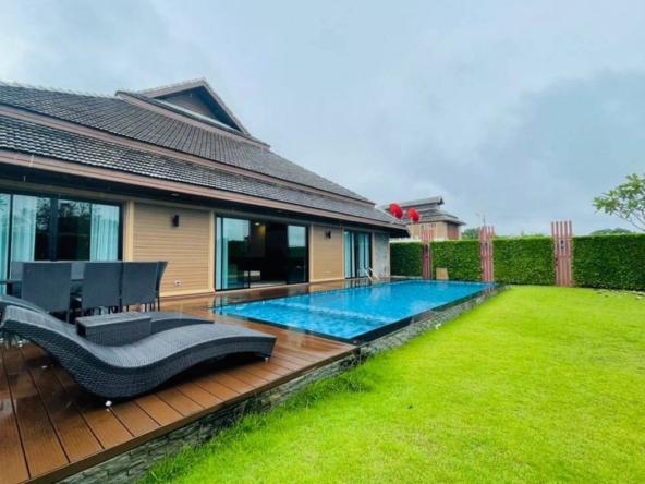 Sell ​​or rent a new Lanna style modern pool villa.-CMB-CMB04848