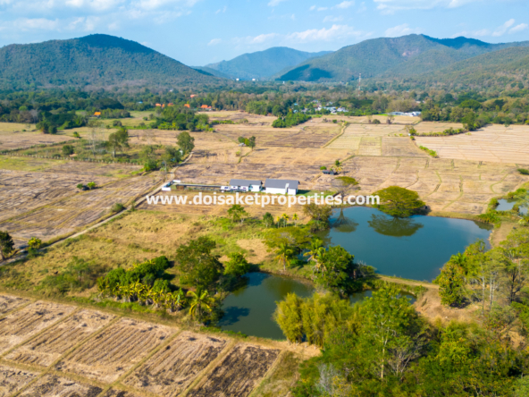 Doi Saket-DSP-(LS391-49) Beautiful ~49 Rai Plot of Land with Incredible Views for Sale in Luang Nua