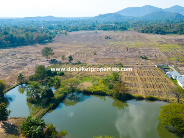 Doi Saket-DSP-(LS391-49) Beautiful ~49 Rai Plot of Land with Incredible Views for Sale in Luang Nua