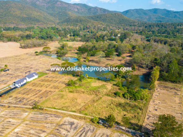 Doi Saket-DSP-(LS392-68) Amazing 68+ Rai Plot of Land with Stunning Views for Sale in Luang Nua