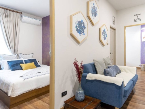 Available for Monthly and Short Term Rent!!  4 bedrooms Modern Stylish Lanna Contemporary Villa & Art Gallery  with Private Swimming pool near Nimman.-CMB-CMB04835