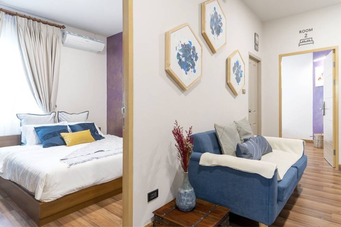 Available for Monthly and Short Term Rent!!  4 bedrooms Modern Stylish Lanna Contemporary Villa & Art Gallery  with Private Swimming pool near Nimman.-CMB-CMB04835