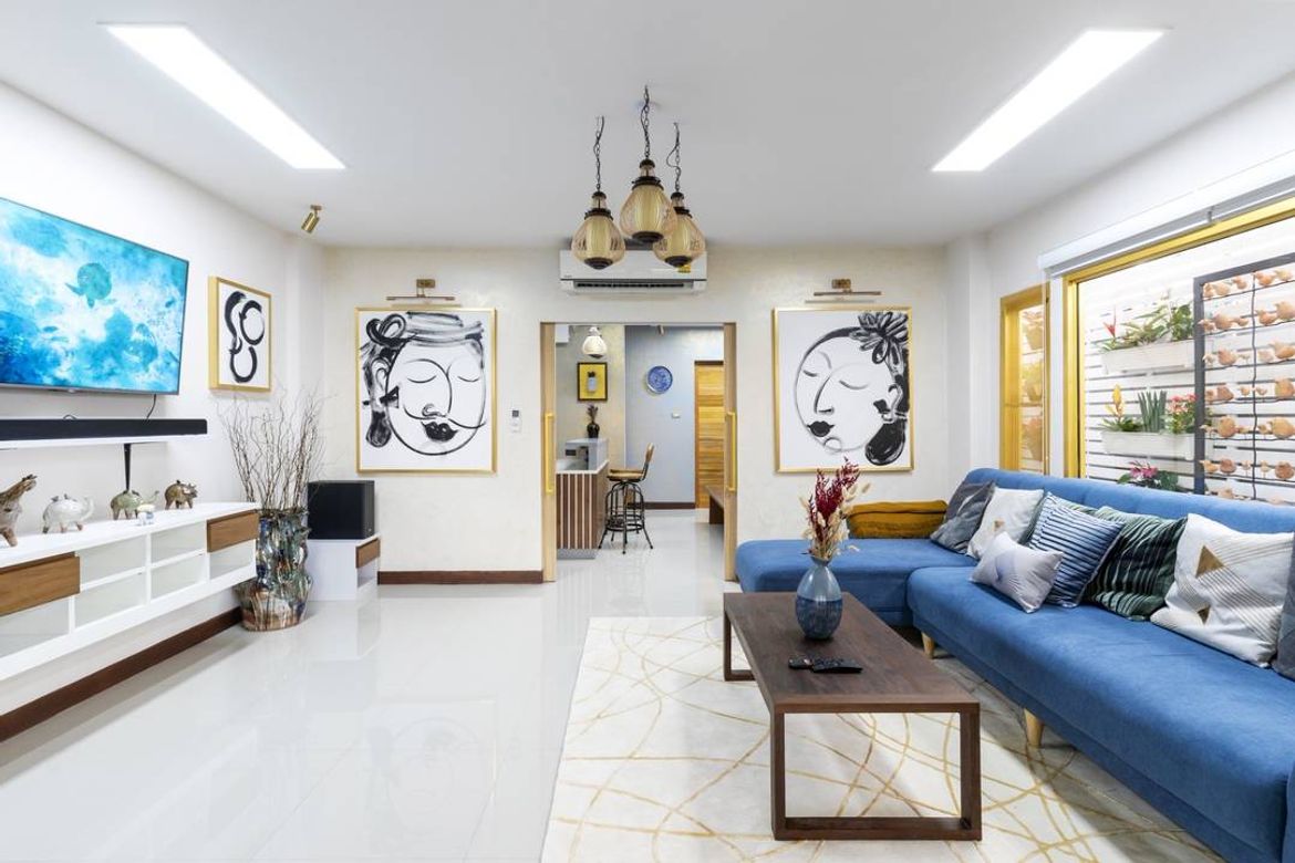 Available for Monthly and Short Term Rent!!  4 bedrooms Modern Stylish Lanna Contemporary Villa & Art Gallery  with Private Swimming pool near Nimman.-CMB-CMB04835