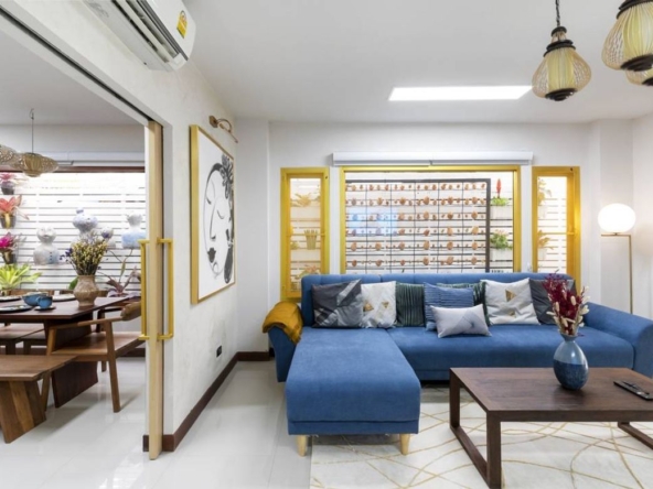 Available for Monthly and Short Term Rent!!  4 bedrooms Modern Stylish Lanna Contemporary Villa & Art Gallery  with Private Swimming pool near Nimman.-CMB-CMB04835