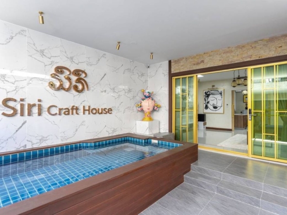 Available for Monthly and Short Term Rent!!  4 bedrooms Modern Stylish Lanna Contemporary Villa & Art Gallery  with Private Swimming pool near Nimman.-CMB-CMB04835