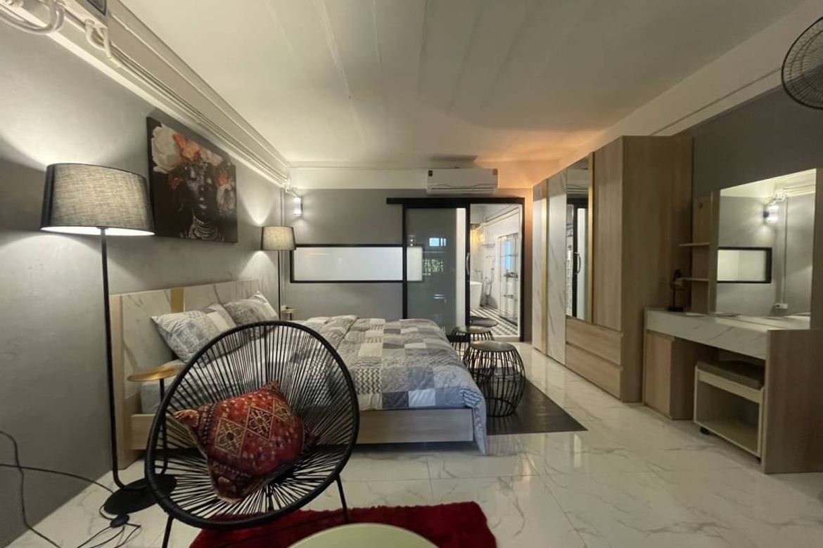three bathroom town house has a usable area total 240 sq.m.(2