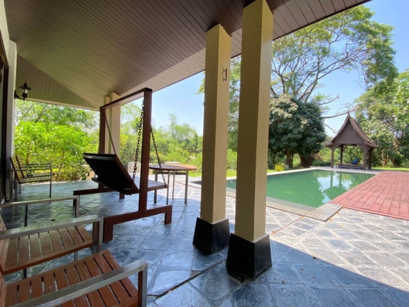 6 bed pool villa by Ping River for sale in Chiang Mai-P-PHS1116