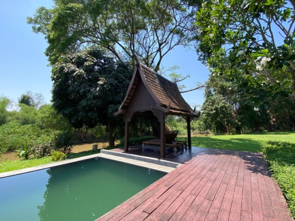 6 bed pool villa by Ping River for sale in Chiang Mai-P-PHS1116