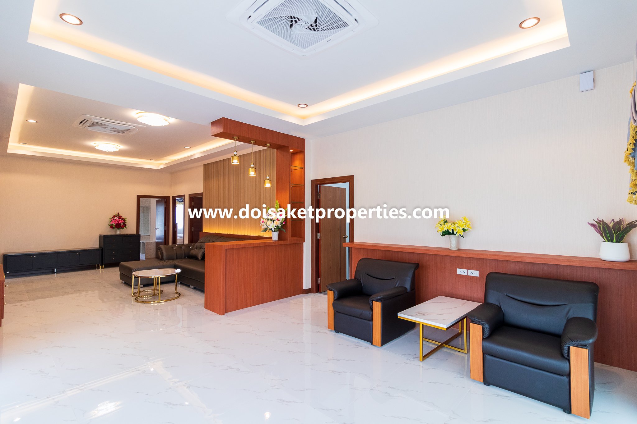 Doi Saket-DSP-(HS347-04) New Modern-Style Home with Swimming Pool and Views for Sale in Choeng Doi