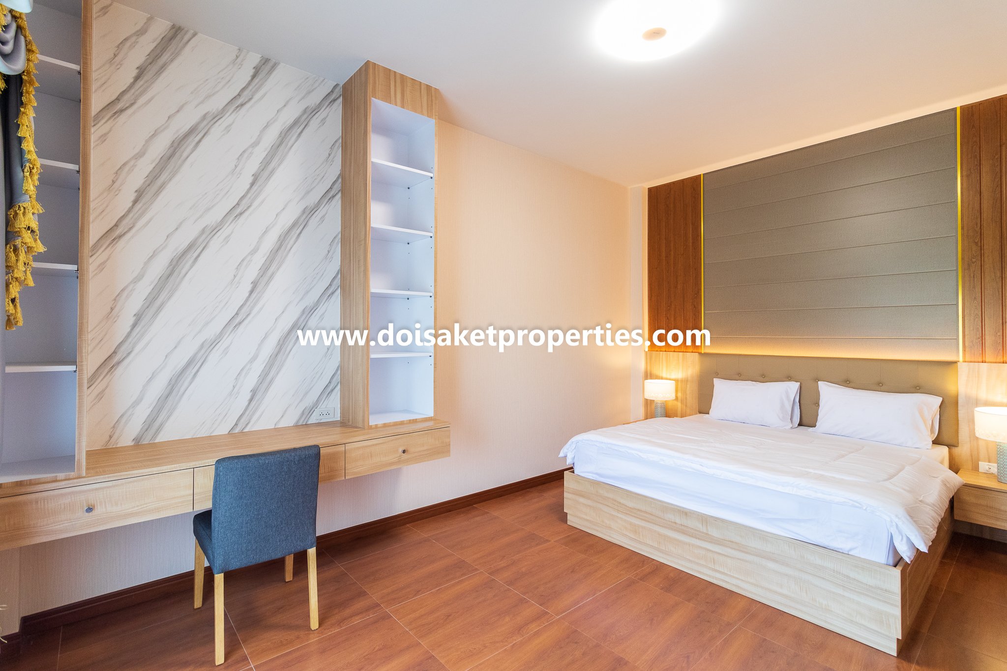 Doi Saket-DSP-(HS347-04) New Modern-Style Home with Swimming Pool and Views for Sale in Choeng Doi