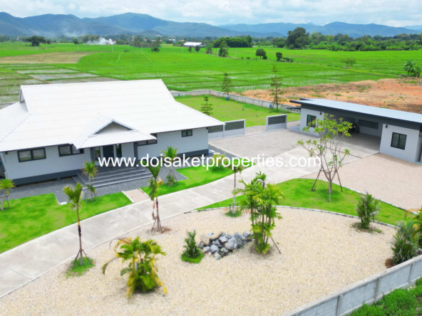 Doi Saket-DSP-(HS363-04) Beautiful 4-Bedroom Modern Home with Great Mountain Views for Sale in Pa Pong