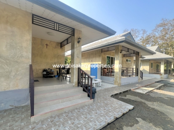 Doi Saket-DSP-(HS375-01) 1+ Rai Property on a Main Road with Many Business Opportunities for Sale in Luang Nuea