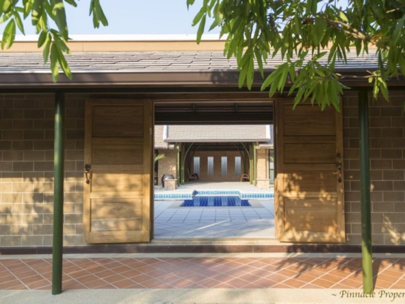 A resort style 3 bed house for rent or sale in San Sai in CM-P-PHR042