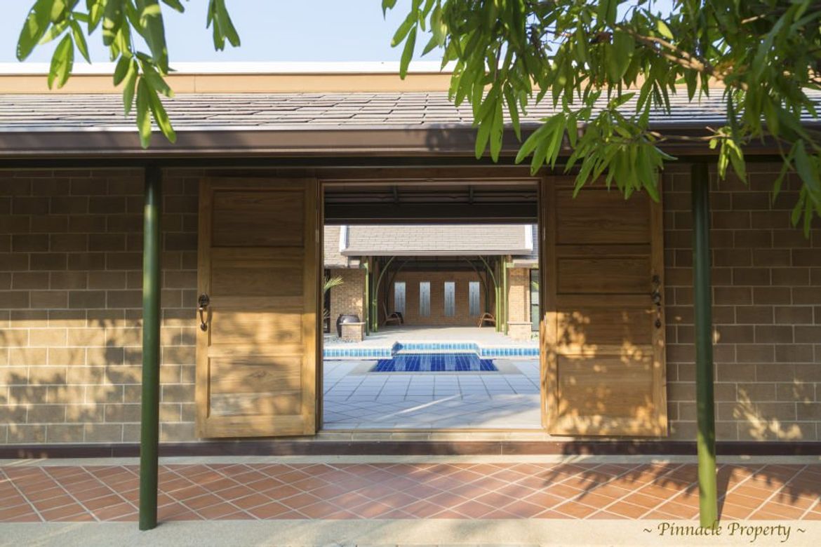 A resort style 3 bed house for rent or sale in San Sai in CM-P-PHR042