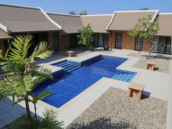 A resort style 3 bed house for rent or sale in San Sai in CM-P-PHR042