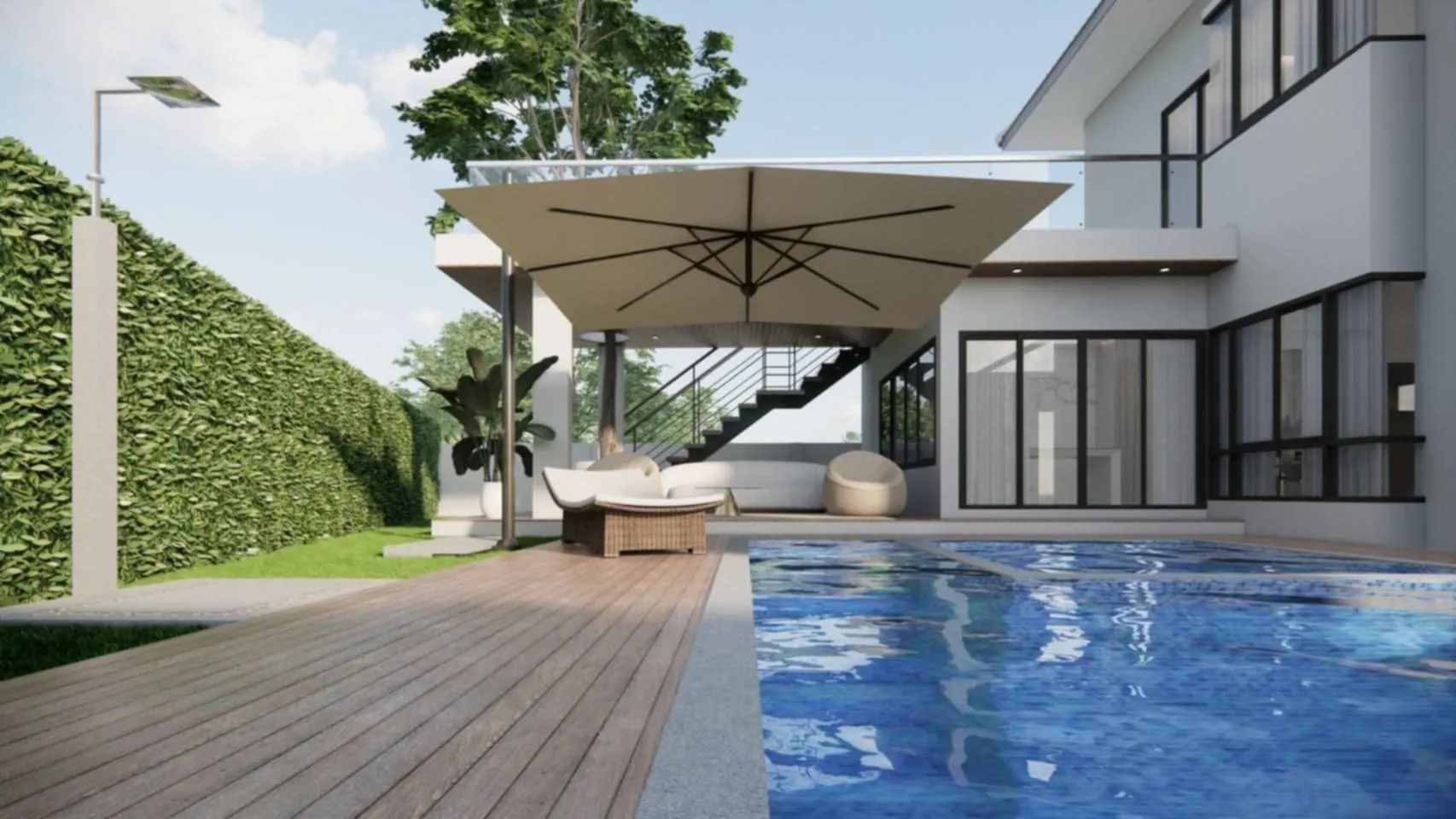Beautiful House for Sale in Chiangmai with Pool-CMP-366