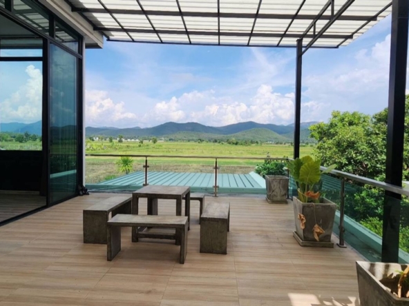 Modern style 4 bedroom house with pool for sale in San Kamphaeng
