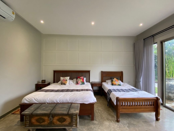 A unique pool villa for sale in Mae On