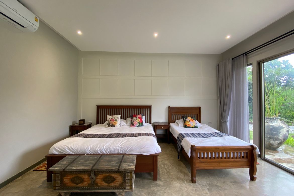A unique pool villa for sale in Mae On