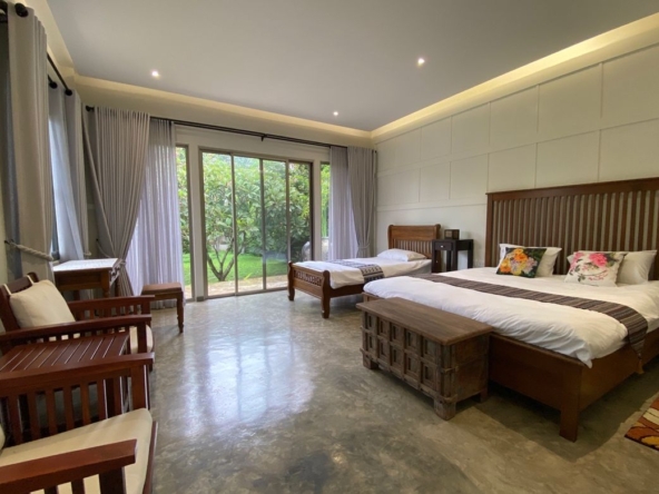 A unique pool villa for sale in Mae On