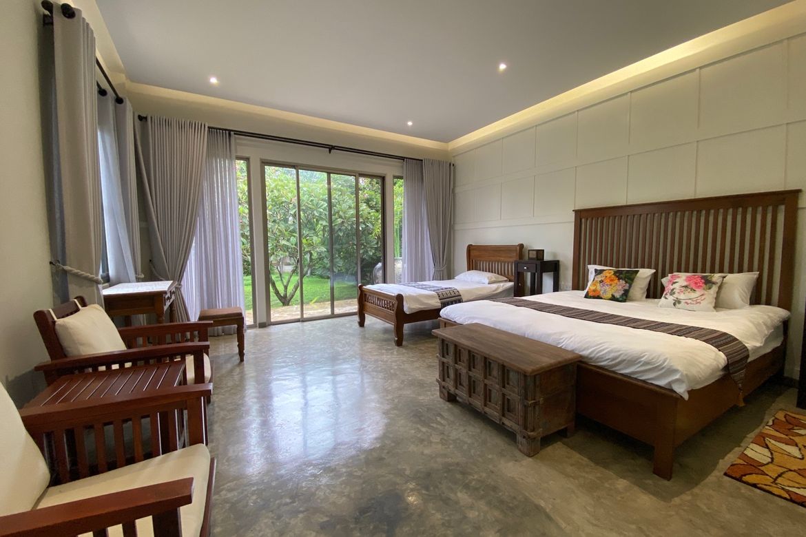 A unique pool villa for sale in Mae On