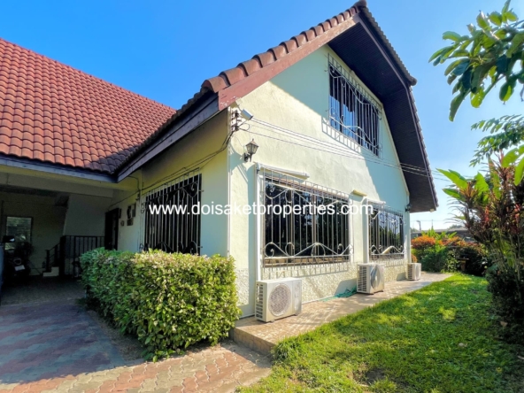 San Sai-DSP-(HS374-03) 3-Bedroom Family Home for Sale in Peaceful San Na Meng