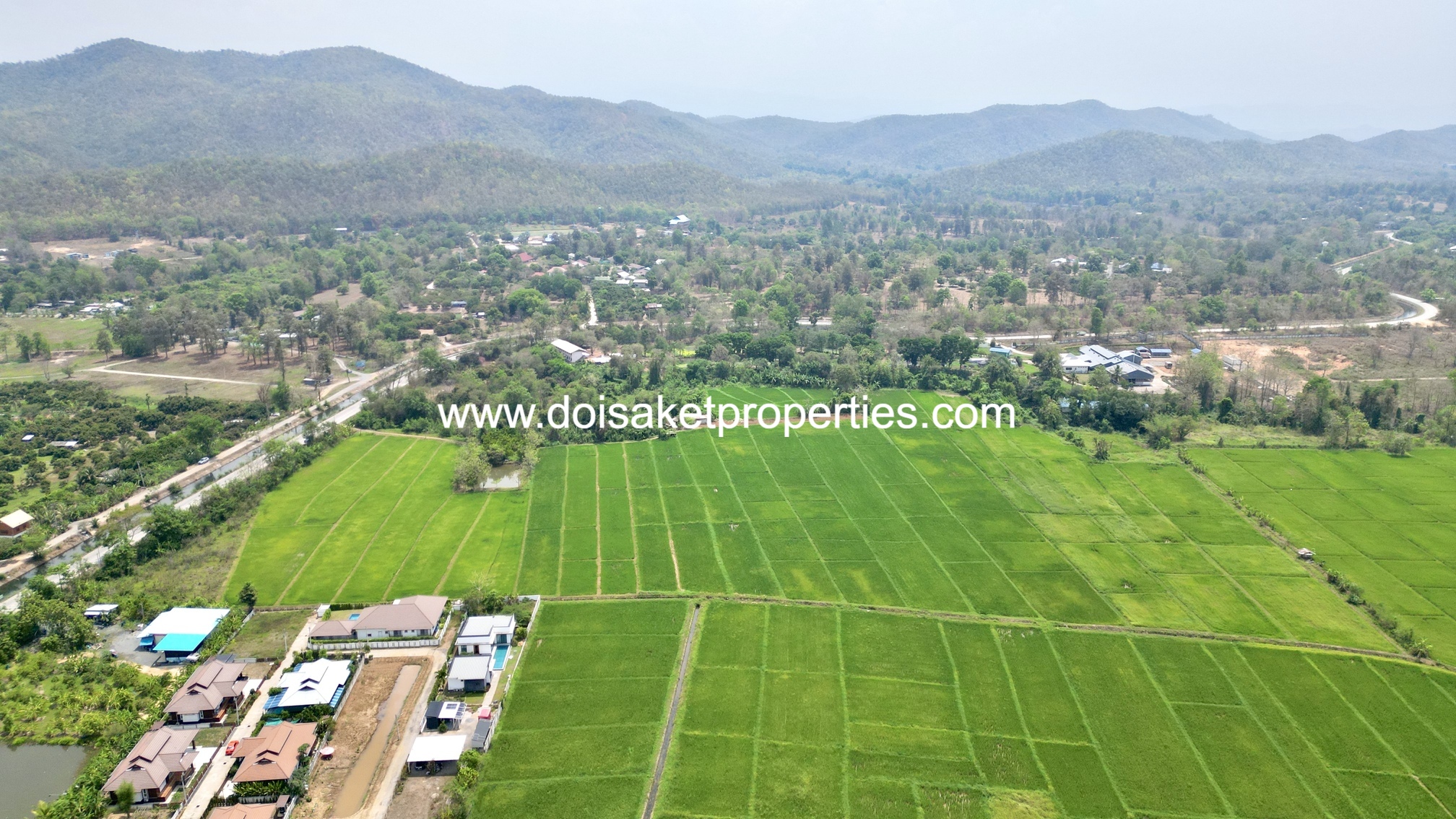 -DSP-(LS408-40) Beautiful 40+ Rai Plot of Subdividable Land for Sale in Choeng Doi