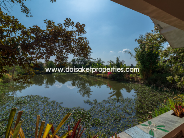 Doi Saket-DSP-(LS406-04) Peaceful 4+ Rai Plot of Land with Homes and Mountain Views for Sale in Pa Pong