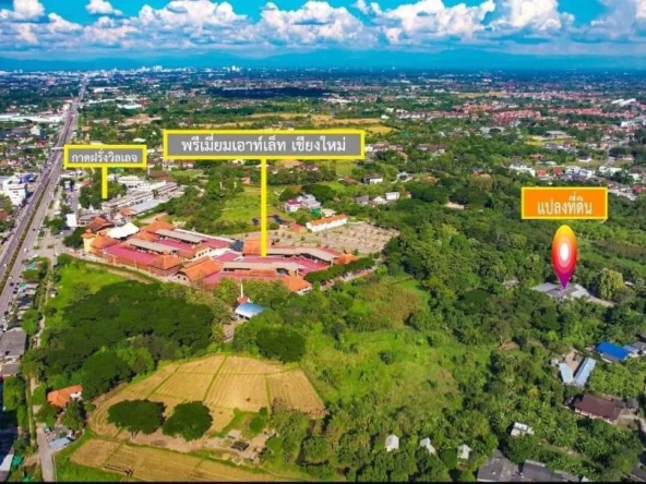3 Rai Land for Sale Chiang Mai - Hang Dong