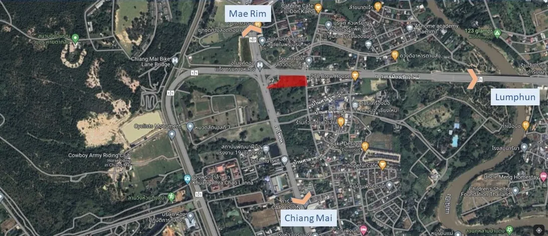 Prime 4160.7 Sq Wah Land – Chiangmai Real Estate For Sale-CMP-379