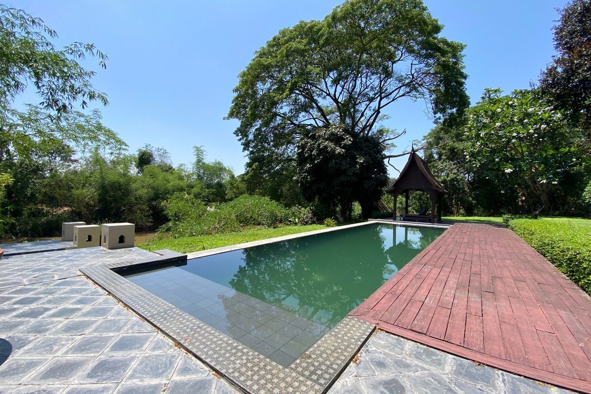 6 bed pool villa by Ping River for sale in Chiang Mai-P-PHS1116