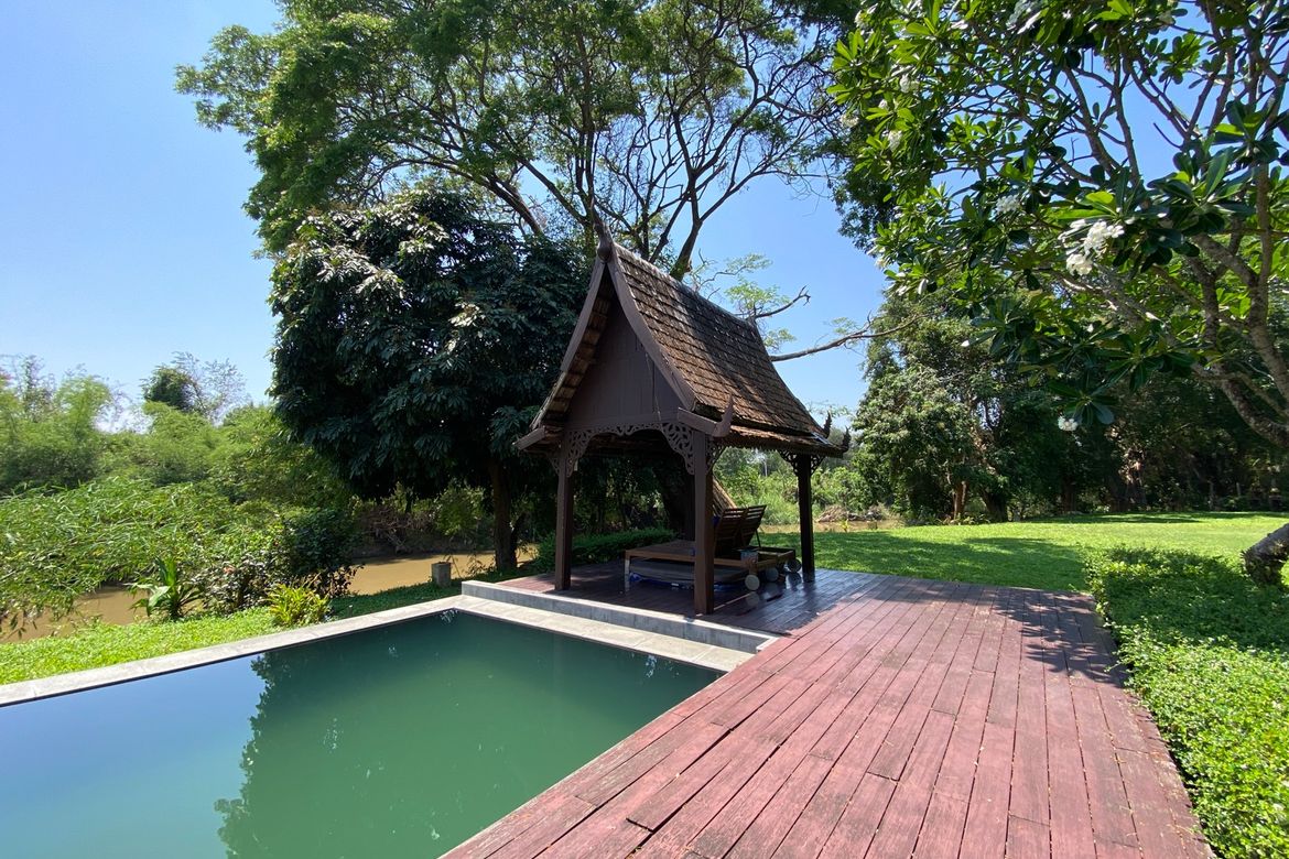 6 bed pool villa by Ping River for sale in Chiang Mai-P-PHS1116