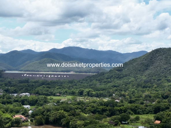Doi Saket-DSP-(LS412-08) Scenic 8+ Rai Land in the Countryside with Mountain & Rice Field Views for Sale in Luang Nuea