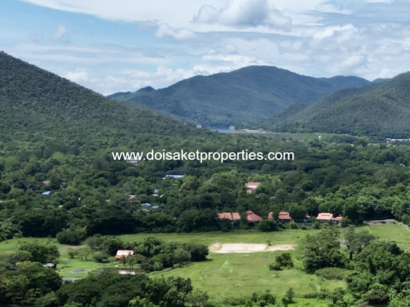 Doi Saket-DSP-(LS412-08) Scenic 8+ Rai Land in the Countryside with Mountain & Rice Field Views for Sale in Luang Nuea