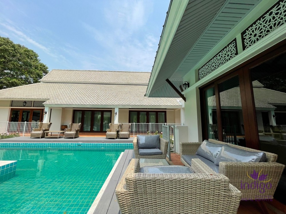 House for sale Pool Villa resort modern style 5 bedroom Hangdong Chiangmai-I-3691