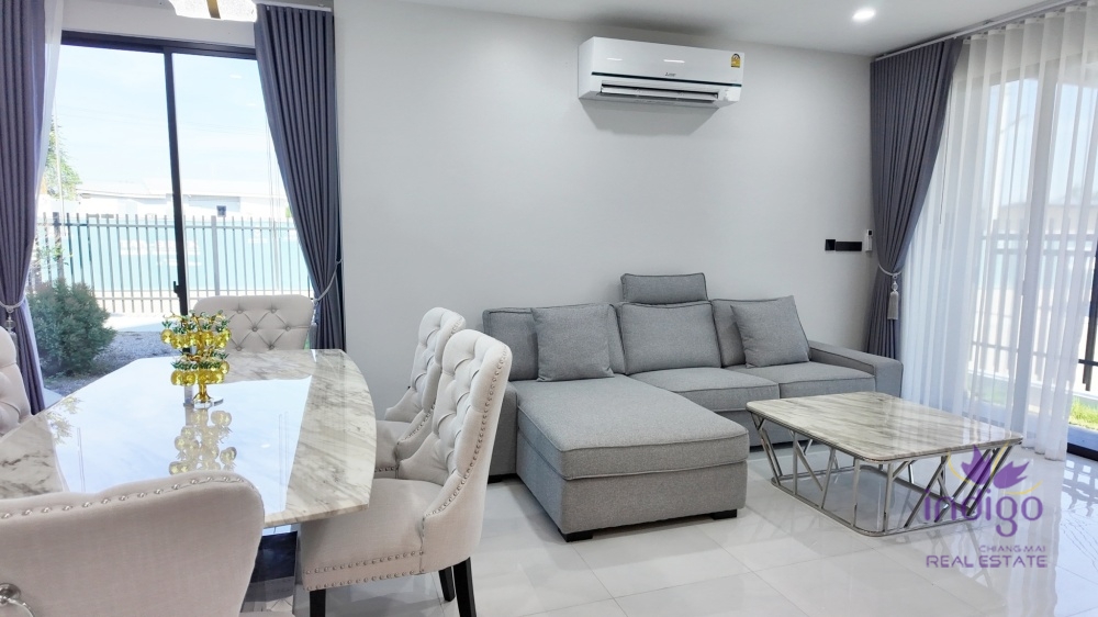 well designed 4 bedroom smart homes only 15 minutes from Chiang Mai International Airport.-I-4156