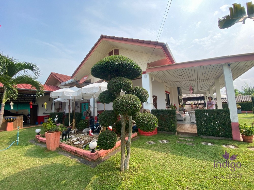Single Storey Thai-Swiss Home in Sansai Countryside 3 bedroom fully furnished at Sansai Chiangmai-I-3681