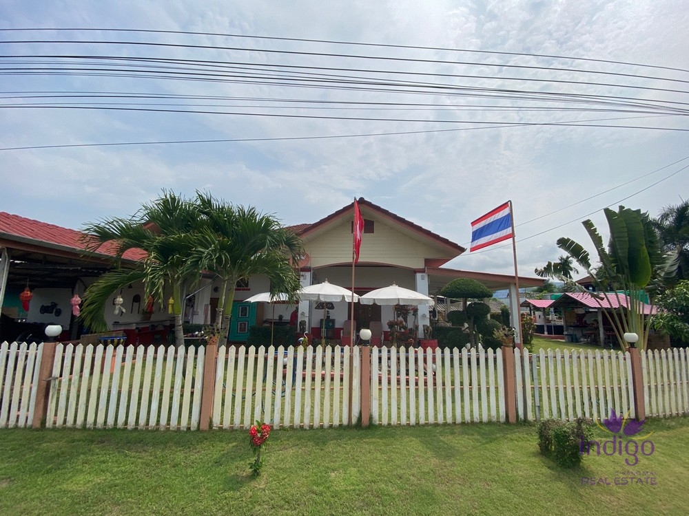 Single Storey Thai-Swiss Home in Sansai Countryside 3 bedroom fully furnished at Sansai Chiangmai-I-3681