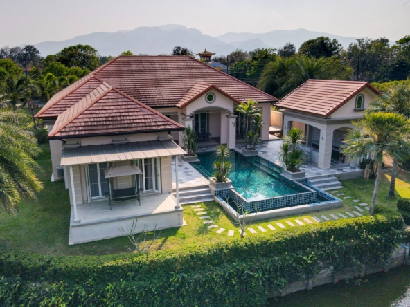 Lakeside Luxury 3-Bedroom: Exclusive Pool Villa in Mae Rim-TNP-D1198