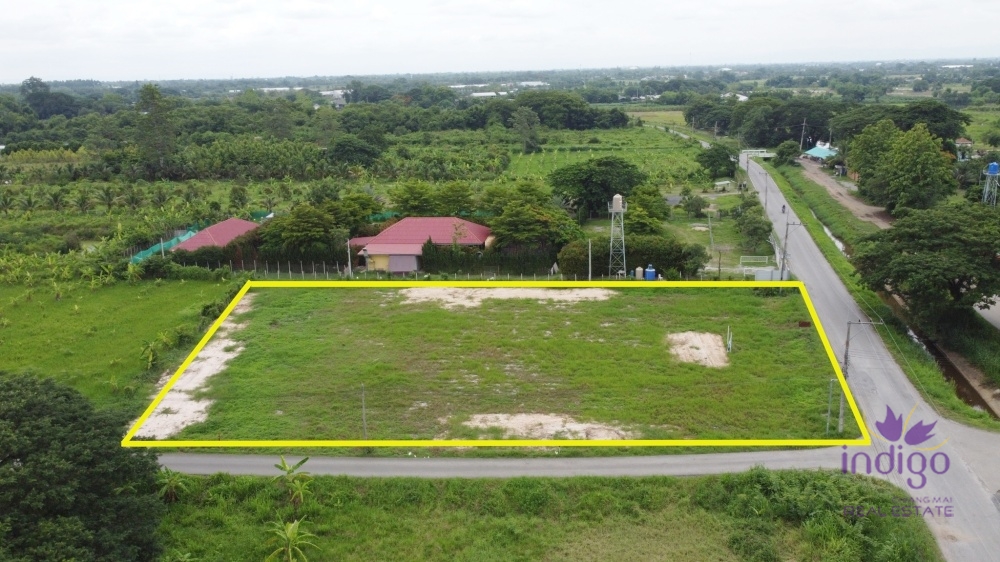 Beautiful Plot of Land for sale 2 Rai 68 Sqw Sanpatong Chiang Mai-I-3750